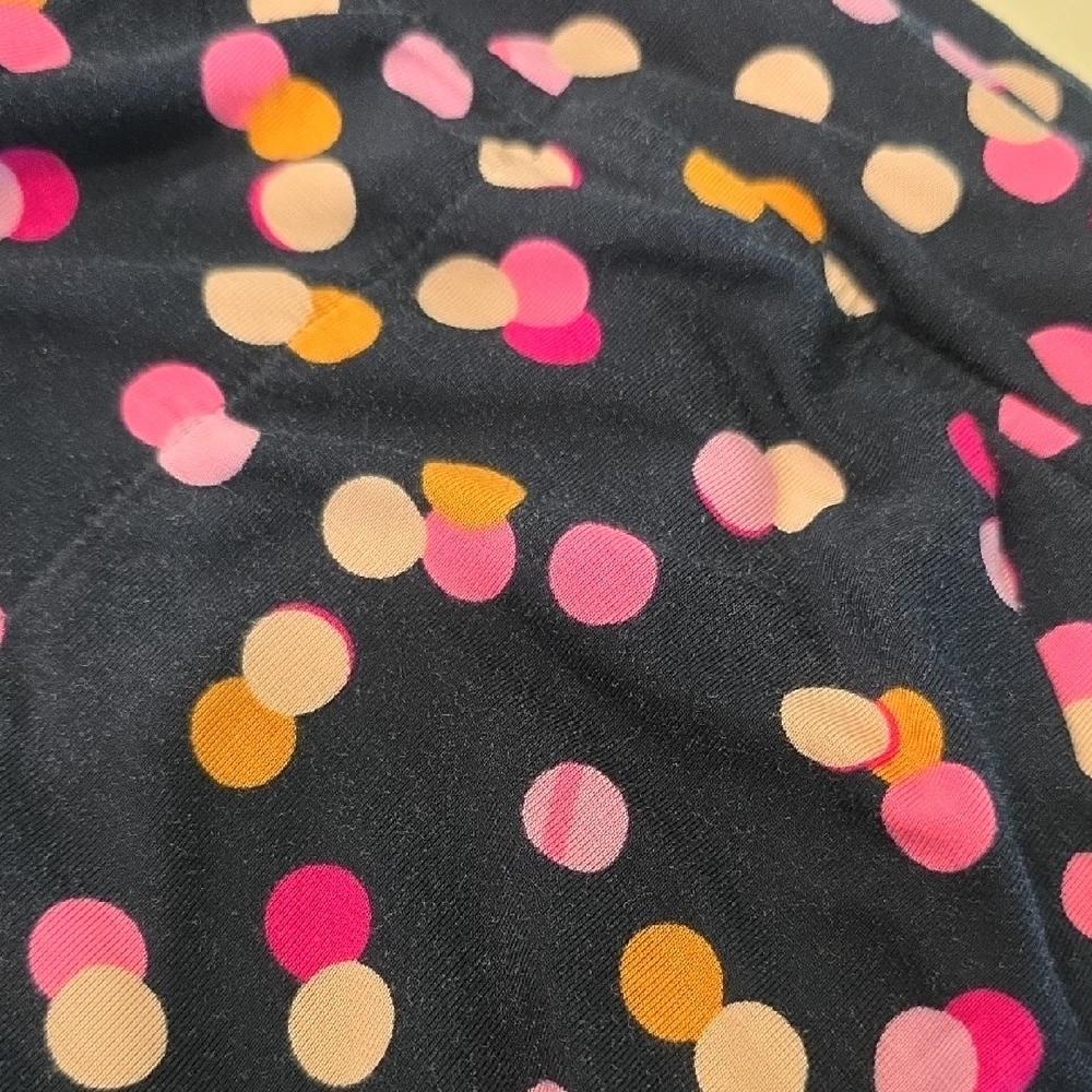 Soma Polka Dot Pajamas in Navy with Pink - Picture 3 of 4